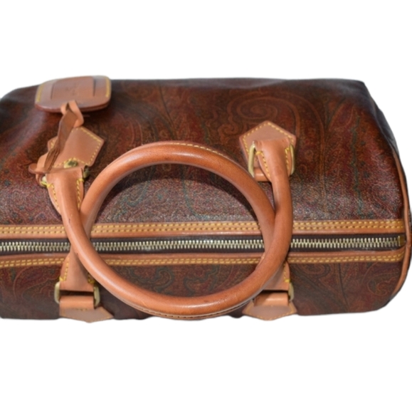 Etro Vintage Boston Bag 39 Paisley EUC - Picture 3 of 8